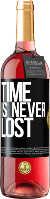 29,95 € Free Shipping | Rosé Wine ROSÉ Edition Time is never lost Black Label. Customizable label Young wine Harvest 2025 Tempranillo