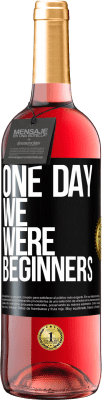 29,95 € 送料無料 | ロゼワイン ROSÉエディション ある日私たちは初心者でした ブラックラベル. カスタマイズ可能なラベル 若いワイン 収穫 2024 Tempranillo