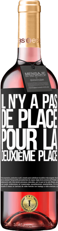 29,95 € Envoi gratuit | Vin rosé Édition ROSÉ Il n'y a pas de place pour la deuxième place Étiquette Noire. Étiquette personnalisable Vin jeune Récolte 2024 Tempranillo