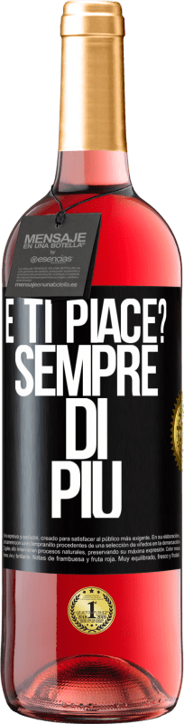 29,95 € Spedizione Gratuita | Vino rosato Edizione ROSÉ e ti piace? Sempre di più Etichetta Nera. Etichetta personalizzabile Vino giovane Raccogliere 2025 Tempranillo