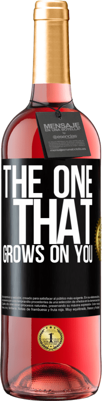 29,95 € 免费送货 | 桃红葡萄酒 ROSÉ版 The one that grows on you 黑标. 可自定义的标签 青年酒 收成 2025 Tempranillo