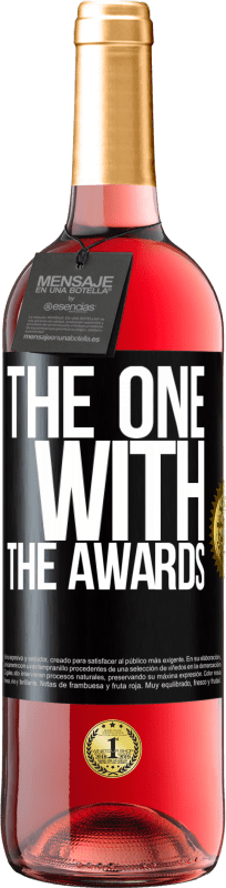 29,95 € Spedizione Gratuita | Vino rosato Edizione ROSÉ The one with the awards Etichetta Nera. Etichetta personalizzabile Vino giovane Raccogliere 2024 Tempranillo