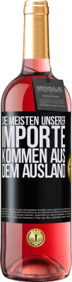 29,95 € Kostenloser Versand | Roséwein ROSÉ Ausgabe Die meisten unserer Importe kommen aus dem Ausland Schwarzes Etikett. Anpassbares Etikett Junger Wein Ernte 2025 Tempranillo