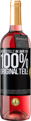 29,95 € Kostenloser Versand | Roséwein ROSÉ Ausgabe Hergestellt im Jahr 1978. 100% Originalteile Schwarzes Etikett. Anpassbares Etikett Junger Wein Ernte 2025 Tempranillo