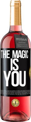 29,95 € Free Shipping | Rosé Wine ROSÉ Edition The magic is you Black Label. Customizable label Young wine Harvest 2025 Tempranillo