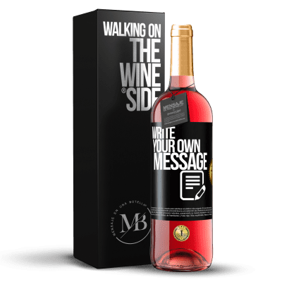 «Write your own message» ROSÉ Edition