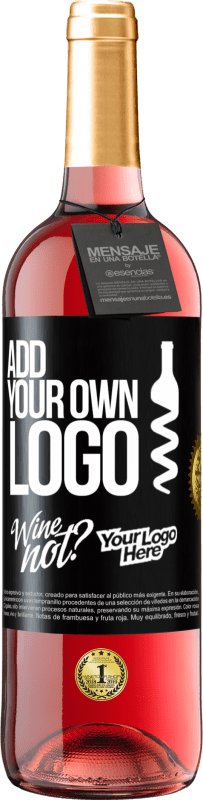 29,95 € Free Shipping | Rosé Wine ROSÉ Edition Add your own logo Black Label. Customizable label Young wine Harvest 2021 Tempranillo