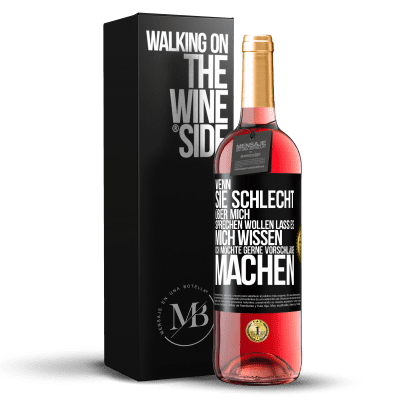 «Wenn sie schlecht über mich sprechen wollen, lass es mich wissen. Ich möchte gerne Vorschläge machen» ROSÉ Ausgabe