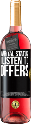 29,95 € Free Shipping | Rosé Wine ROSÉ Edition Marital status: I listen to offers Black Label. Customizable label Young wine Harvest 2025 Tempranillo