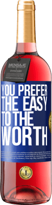 29,95 € Free Shipping | Rosé Wine ROSÉ Edition You prefer the easy to the worth Blue Label. Customizable label Young wine Harvest 2025 Tempranillo