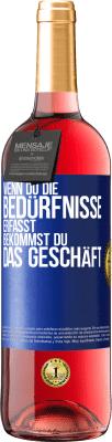 29,95 € Kostenloser Versand | Roséwein ROSÉ Ausgabe Wenn du die Bedürfnisse erfasst, bekommst du das Geschäft Blaue Markierung. Anpassbares Etikett Junger Wein Ernte 2023 Tempranillo