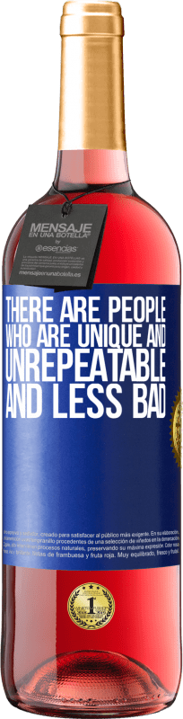 29,95 € 免费送货 | 桃红葡萄酒 ROSÉ版 有些人是独特且不可替代的。而且不好 蓝色标签. 可自定义的标签 青年酒 收成 2025 Tempranillo
