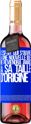 29,95 € Envoi gratuit | Vin rosé Édition ROSÉ L'esprit qui s'ouvre à une nouvelle idée ne reviendra jamais à sa taille d'origine Étiquette Bleue. Étiquette personnalisable Vin jeune Récolte 2024 Tempranillo