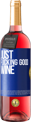 29,95 € Free Shipping | Rosé Wine ROSÉ Edition Just fucking good wine Blue Label. Customizable label Young wine Harvest 2025 Tempranillo