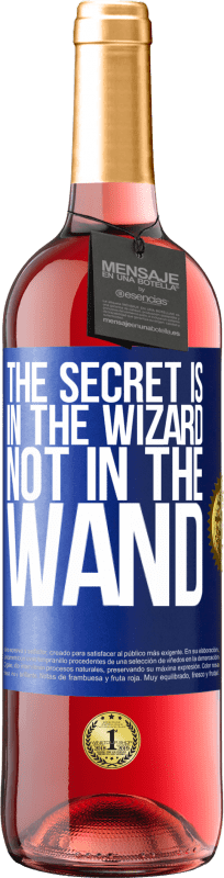 29,95 € Free Shipping | Rosé Wine ROSÉ Edition The secret is in the wizard, not in the wand Blue Label. Customizable label Young wine Harvest 2022 Tempranillo
