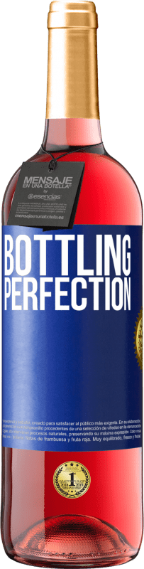 29,95 € 送料無料 | ロゼワイン ROSÉエディション Bottling perfection 青いタグ. カスタマイズ可能なラベル 若いワイン 収穫 2023 Tempranillo