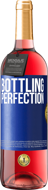 29,95 € Бесплатная доставка | Розовое вино Издание ROSÉ Bottling perfection Синяя метка. Настраиваемая этикетка Молодое вино Урожай 2024 Tempranillo