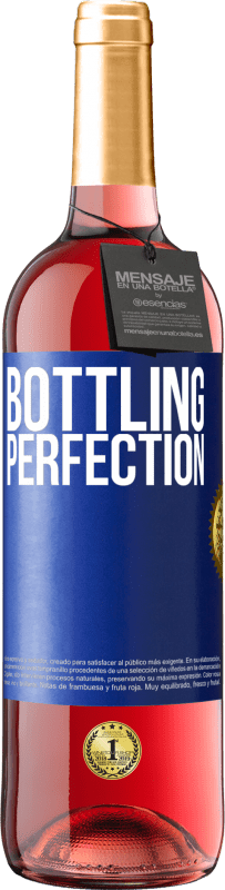 29,95 € Envío gratis | Vino Rosado Edición ROSÉ Bottling perfection Etiqueta Azul. Etiqueta personalizable Vino joven Cosecha 2024 Tempranillo