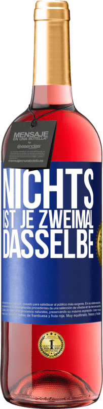 29,95 € Kostenloser Versand | Roséwein ROSÉ Ausgabe Nichts ist je zweimal dasselbe Blaue Markierung. Anpassbares Etikett Junger Wein Ernte 2023 Tempranillo