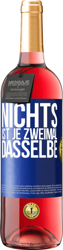 29,95 € Kostenloser Versand | Roséwein ROSÉ Ausgabe Nichts ist je zweimal dasselbe Blaue Markierung. Anpassbares Etikett Junger Wein Ernte 2024 Tempranillo