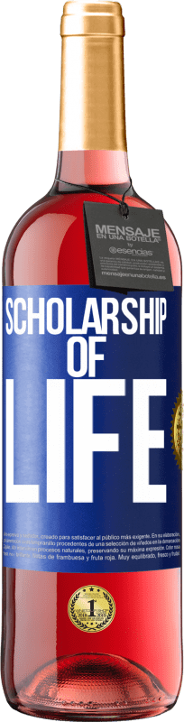 29,95 € Free Shipping | Rosé Wine ROSÉ Edition Scholarship of life Blue Label. Customizable label Young wine Harvest 2023 Tempranillo