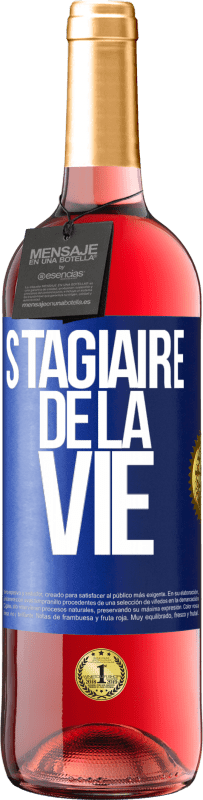29,95 € Envoi gratuit | Vin rosé Édition ROSÉ Stagiaire de la vie Étiquette Bleue. Étiquette personnalisable Vin jeune Récolte 2023 Tempranillo