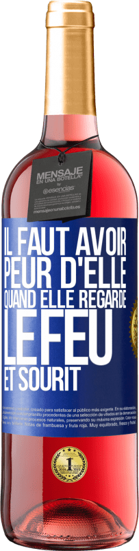 29,95 € Envoi gratuit | Vin rosé Édition ROSÉ Il faut avoir peur d'elle, quand elle regarde le feu et sourit Étiquette Bleue. Étiquette personnalisable Vin jeune Récolte 2024 Tempranillo