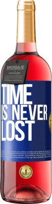 29,95 € Free Shipping | Rosé Wine ROSÉ Edition Time is never lost Blue Label. Customizable label Young wine Harvest 2024 Tempranillo