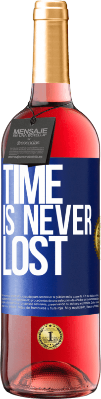 29,95 € Free Shipping | Rosé Wine ROSÉ Edition Time is never lost Blue Label. Customizable label Young wine Harvest 2024 Tempranillo