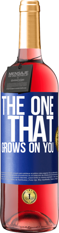 29,95 € 送料無料 | ロゼワイン ROSÉエディション The one that grows on you 青いタグ. カスタマイズ可能なラベル 若いワイン 収穫 2024 Tempranillo