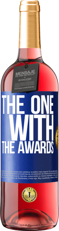 29,95 € 免费送货 | 桃红葡萄酒 ROSÉ版 The one with the awards 蓝色标签. 可自定义的标签 青年酒 收成 2023 Tempranillo