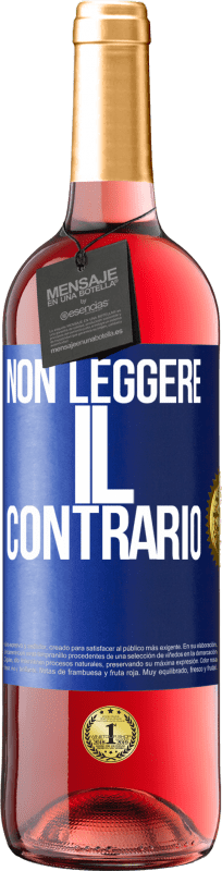 29,95 € Spedizione Gratuita | Vino rosato Edizione ROSÉ Non leggere il contrario Etichetta Blu. Etichetta personalizzabile Vino giovane Raccogliere 2024 Tempranillo