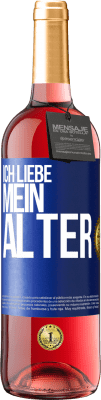 29,95 € Kostenloser Versand | Roséwein ROSÉ Ausgabe Ich liebe mein Alter Blaue Markierung. Anpassbares Etikett Junger Wein Ernte 2024 Tempranillo