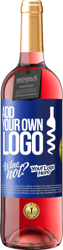 29,95 € Free Shipping | Rosé Wine ROSÉ Edition Add your own logo Blue Label. Customizable label Young wine Harvest 2022 Tempranillo