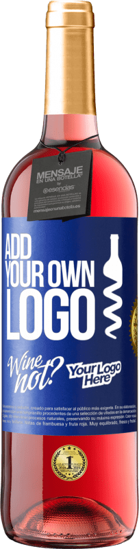 29,95 € Free Shipping | Rosé Wine ROSÉ Edition Add your own logo Blue Label. Customizable label Young wine Harvest 2024 Tempranillo