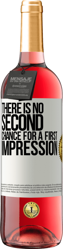 29,95 € 免费送货 | 桃红葡萄酒 ROSÉ版 没有第二印象的第一印象 白标. 可自定义的标签 青年酒 收成 2025 Tempranillo
