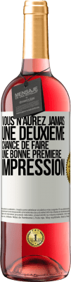 29,95 € Envoi gratuit | Vin rosé Édition ROSÉ Vous n'aurez jamais une deuxième chance de faire une bonne première impression Étiquette Blanche. Étiquette personnalisable Vin jeune Récolte 2024 Tempranillo