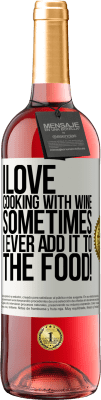 29,95 € Free Shipping | Rosé Wine ROSÉ Edition I love cooking with wine. Sometimes I ever add it to the food! White Label. Customizable label Young wine Harvest 2024 Tempranillo