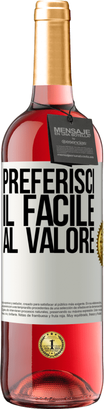 29,95 € Spedizione Gratuita | Vino rosato Edizione ROSÉ Preferisci il facile al valore Etichetta Bianca. Etichetta personalizzabile Vino giovane Raccogliere 2025 Tempranillo