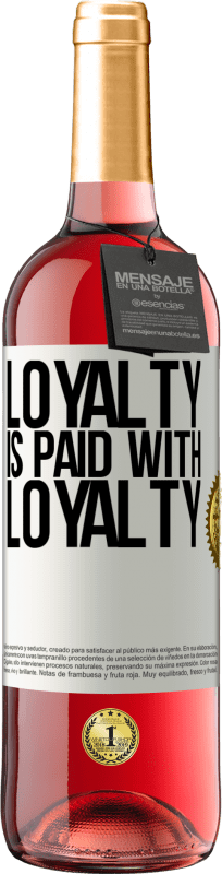 29,95 € Free Shipping | Rosé Wine ROSÉ Edition Loyalty is paid with loyalty White Label. Customizable label Young wine Harvest 2024 Tempranillo