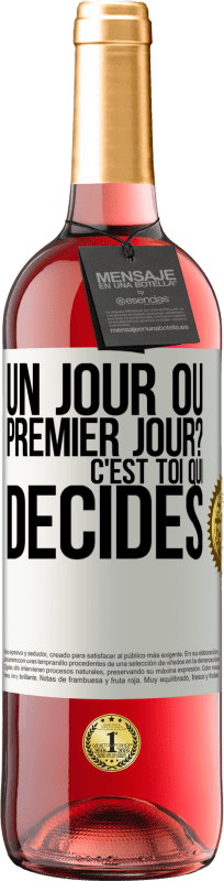 29,95 € Envoi gratuit | Vin rosé Édition ROSÉ Un jour ou premier jour? C'est toi qui décides Étiquette Blanche. Étiquette personnalisable Vin jeune Récolte 2024 Tempranillo