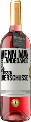 29,95 € Kostenloser Versand | Roséwein ROSÉ Ausgabe Wenn man geländegängig ist, sind Straßen überschüssig Weißes Etikett. Anpassbares Etikett Junger Wein Ernte 2023 Tempranillo