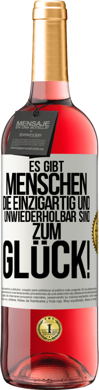 29,95 € Kostenloser Versand | Roséwein ROSÉ Ausgabe Es gibt Menschen, die einzigartig und unwiederholbar sind. Zum Glück! Weißes Etikett. Anpassbares Etikett Junger Wein Ernte 2024 Tempranillo