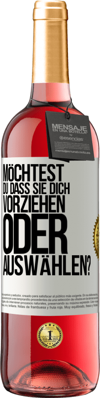 29,95 € Kostenloser Versand | Roséwein ROSÉ Ausgabe Möchtest du, dass sie dich vorziehen oder auswählen? Weißes Etikett. Anpassbares Etikett Junger Wein Ernte 2024 Tempranillo