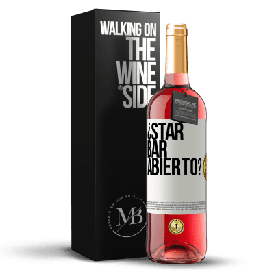 «¿STAR BAR abierto?» ROSÉ版