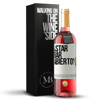 «¿STAR BAR abierto?» Edición ROSÉ