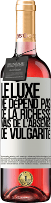 29,95 € Envoi gratuit | Vin rosé Édition ROSÉ Le luxe ne dépend pas de la richesse, mais de l'absence de vulgarité Étiquette Blanche. Étiquette personnalisable Vin jeune Récolte 2024 Tempranillo