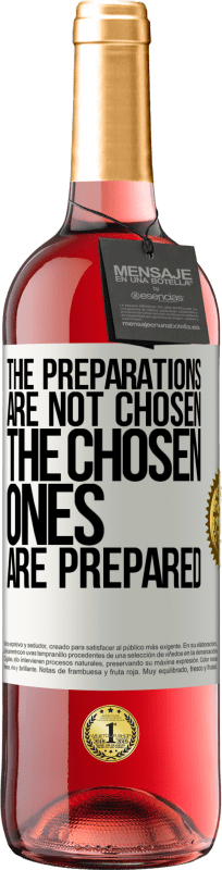 29,95 € Free Shipping | Rosé Wine ROSÉ Edition The preparations are not chosen, the chosen ones are prepared White Label. Customizable label Young wine Harvest 2023 Tempranillo
