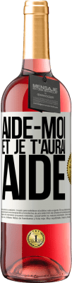 29,95 € Envoi gratuit | Vin rosé Édition ROSÉ Aide-moi et je t'aurai aidé Étiquette Blanche. Étiquette personnalisable Vin jeune Récolte 2025 Tempranillo