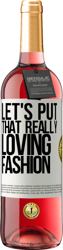 29,95 € 送料無料 | ロゼワイン ROSÉエディション 本当に愛情のあるファッションをしましょう ホワイトラベル. カスタマイズ可能なラベル 若いワイン 収穫 2025 Tempranillo